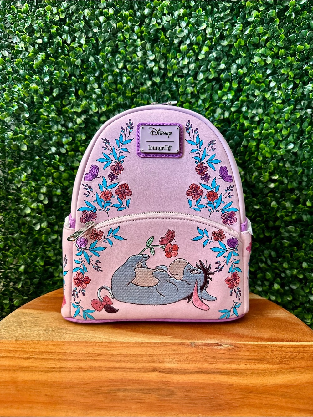 Loungefly Disney Winnie The Pooh Eeyore Floral Mini Backpack